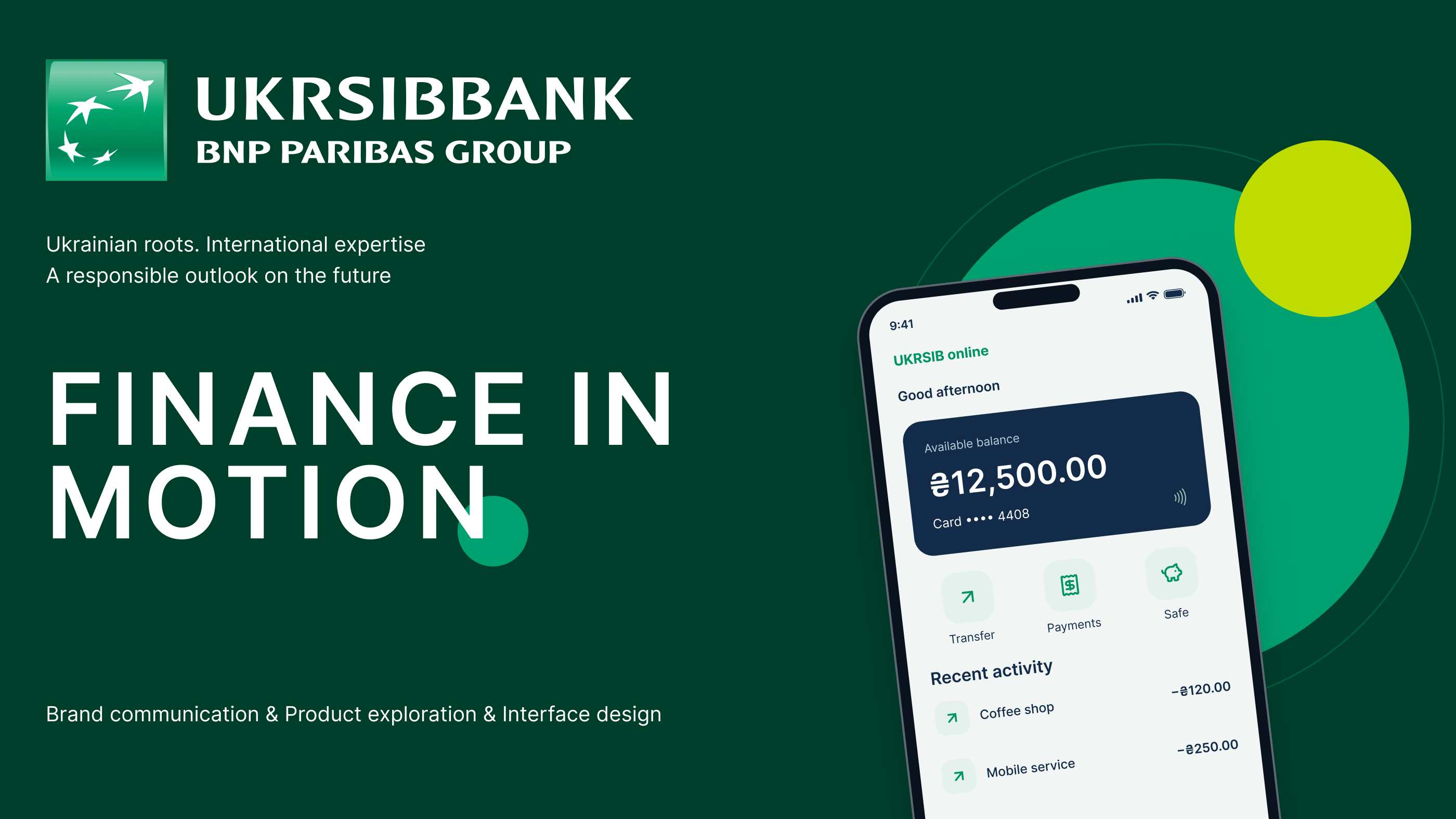 UKRSIBBANK Digital Service Ecosystem