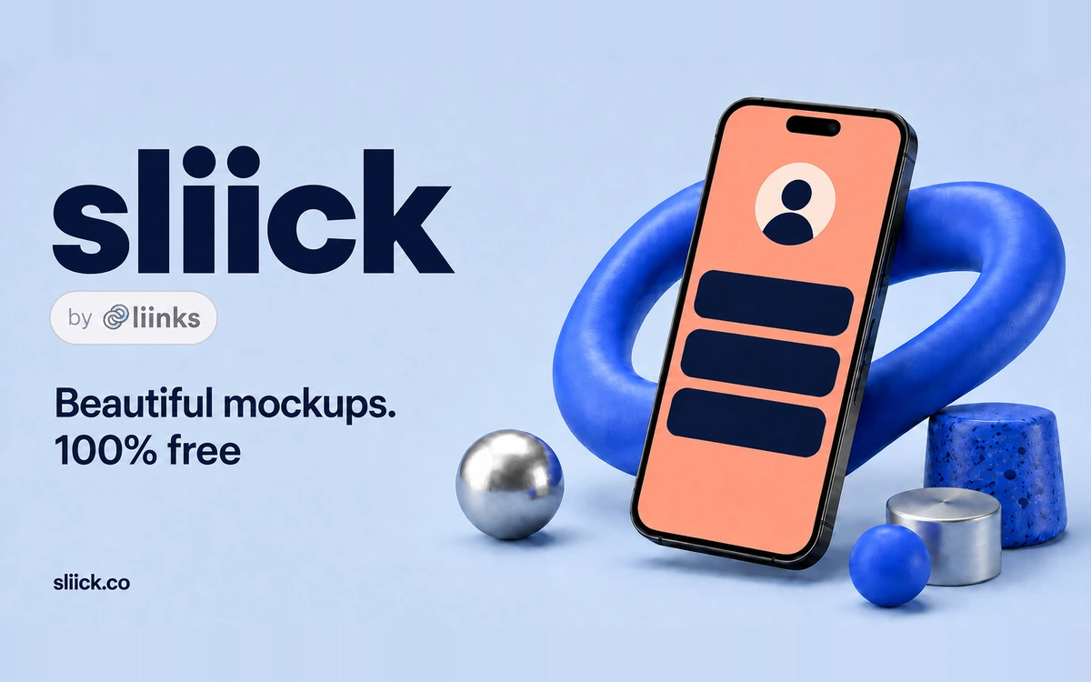 Sliick – Free 3D Device Mockups