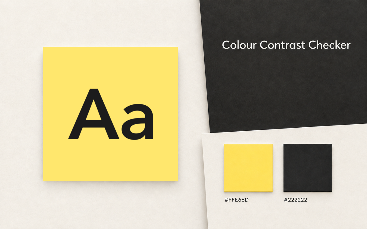 Colour Contrast Checker: перевірка контрасту кольорів