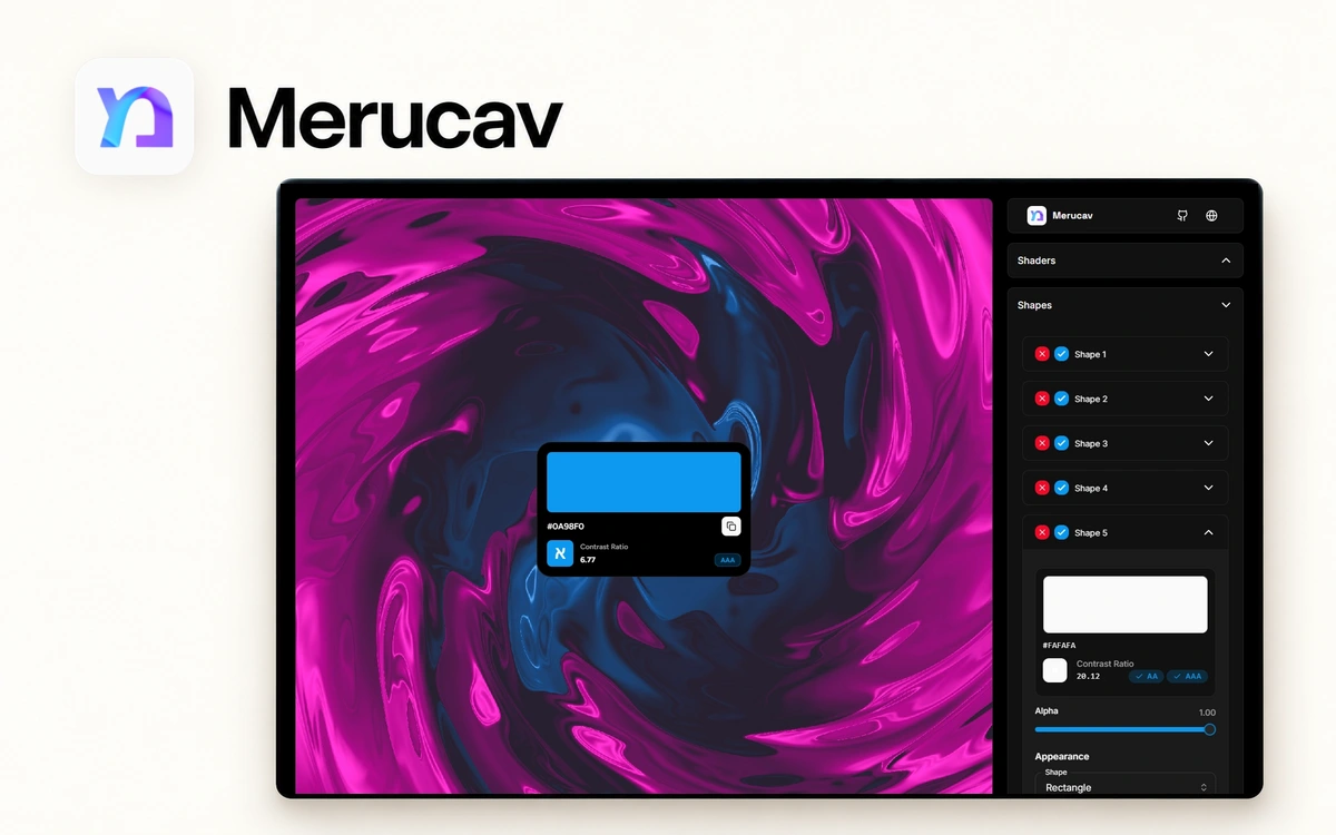 Merucav — shader composition editor
