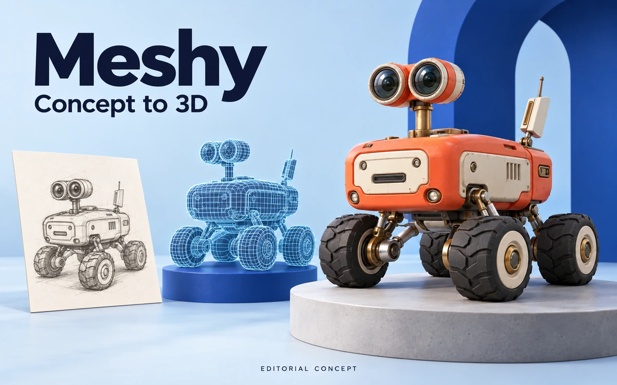 Meshy: 3D models from prompts and images