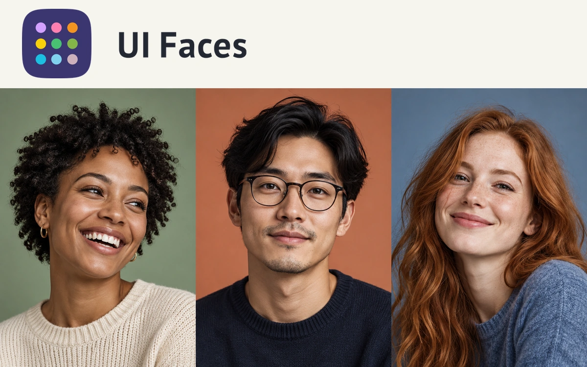 UI Faces: avatars for UI mockups