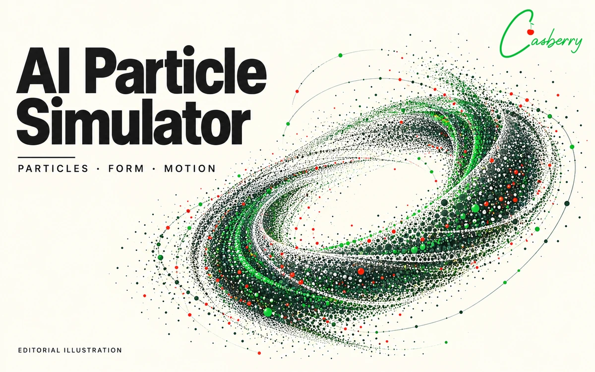 AI Particle Simulator — 3D particle compositions